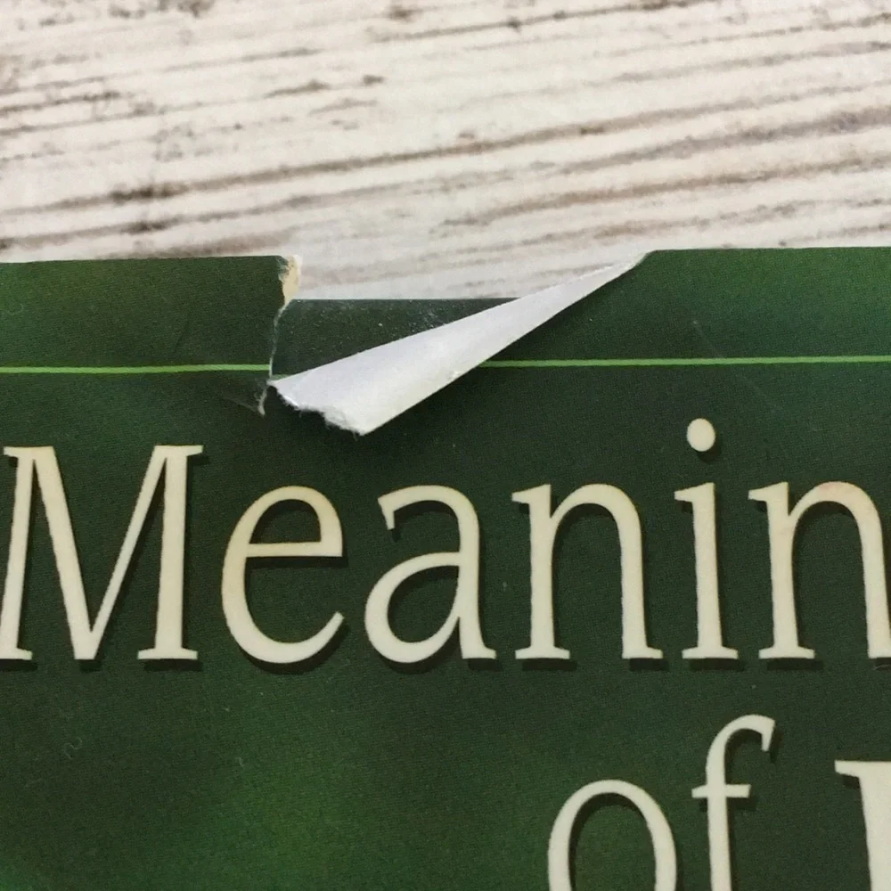 The Meaning of Life Bradley Trevor Greive Hardcover Book Animal Photos Gift